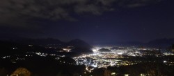 Archiv Foto Webcam Viktorsberg - Blick auf Feldkirch 23:00