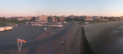 Archived image Webcam Amrum Island - Ferry dock Wittdün 19:00