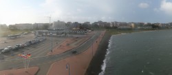 Archived image Webcam Amrum Island - Ferry dock Wittdün 08:00