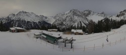 Archived image Webcam Brandnertal Valley - Top Station Palüd 07:00