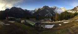 Archived image Webcam Brandnertal Valley - Top Station Palüd 06:00