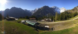 Archived image Webcam Brandnertal Valley - Top Station Palüd 07:00