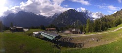 Archived image Webcam Brandnertal Valley - Top Station Palüd 07:00
