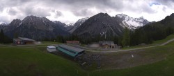 Archived image Webcam Brandnertal Valley - Top Station Palüd 09:00