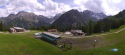 Archiv Foto Webcam Brandnertal - Palüd Bergstation 13:00