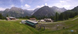 Archiv Foto Webcam Brandnertal - Palüd Bergstation 13:00