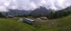 Archived image Webcam Brandnertal Valley - Top Station Palüd 13:00