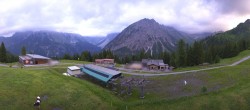 Archived image Webcam Brandnertal Valley - Top Station Palüd 19:00