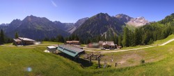 Archiv Foto Webcam Brandnertal - Palüd Bergstation 09:00