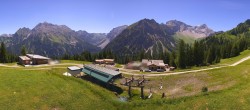 Archiv Foto Webcam Brandnertal - Palüd Bergstation 11:00