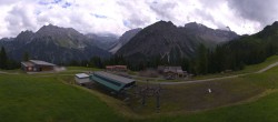 Archiv Foto Webcam Brandnertal - Palüd Bergstation 13:00