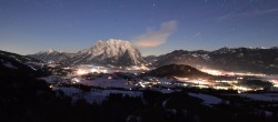 Archived image Webcam Aigen im Ennstal - View to the Grimming 21:00