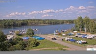 Archived image Webcam Lake Senftenberg - Camping 11:00