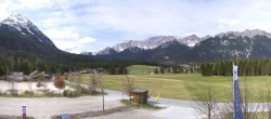 Archived image Webcam Leutasch Moos - Rödlach Parking 13:00