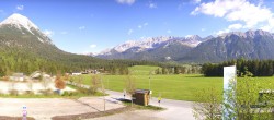 Archiv Foto Webcam Leutasch Moos - Rödlach Parkplatz 07:00