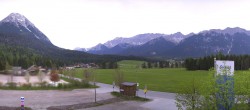 Archiv Foto Webcam Leutasch Moos - Rödlach Parkplatz 08:00