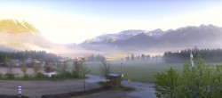 Archiv Foto Webcam Leutasch Moos - Rödlach Parkplatz 05:00