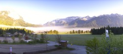 Archiv Foto Webcam Leutasch Moos - Rödlach Parkplatz 06:00