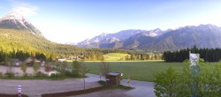 Archiv Foto Webcam Leutasch Moos - Rödlach Parkplatz 06:00