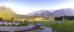 Archiv Foto Webcam Leutasch Moos - Rödlach Parkplatz 06:00