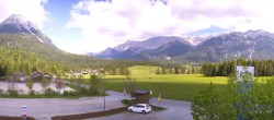 Archived image Webcam Leutasch Moos - Rödlach Parking 09:00