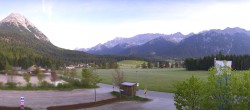 Archived image Webcam Leutasch Moos - Rödlach Parking 05:00