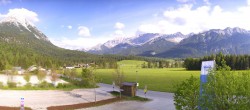 Archived image Webcam Leutasch Moos - Rödlach Parking 07:00