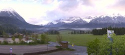 Archiv Foto Webcam Leutasch Moos - Rödlach Parkplatz 05:00