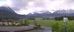 Archiv Foto Webcam Leutasch Moos - Rödlach Parkplatz 06:00