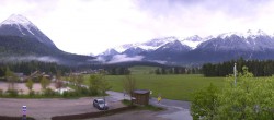 Archiv Foto Webcam Leutasch Moos - Rödlach Parkplatz 07:00