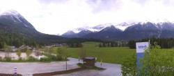 Archiv Foto Webcam Leutasch Moos - Rödlach Parkplatz 11:00