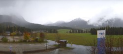 Archiv Foto Webcam Leutasch Moos - Rödlach Parkplatz 15:00