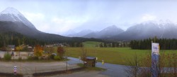Archiv Foto Webcam Leutasch Moos - Rödlach Parkplatz 07:00