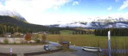 Archiv Foto Webcam Leutasch Moos - Rödlach Parkplatz 07:00