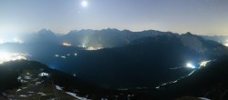 Archiv Foto Webcam Seefeld Rosshütte - Bergstation Seefelder Joch 21:00