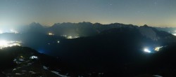 Archived image Webcam Seefeld Rosshütte - Seefelder Joch 23:00