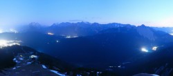 Archiv Foto Webcam Seefeld Rosshütte - Bergstation Seefelder Joch 03:00