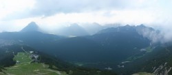 Archiv Foto Webcam Seefeld Rosshütte - Bergstation Seefelder Joch 17:00