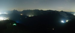 Archiv Foto Webcam Seefeld Rosshütte - Bergstation Seefelder Joch 23:00