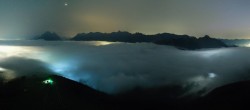 Archiv Foto Webcam Seefeld Rosshütte - Bergstation Seefelder Joch 01:00