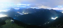 Archiv Foto Webcam Seefeld Rosshütte - Bergstation Seefelder Joch 21:00