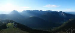 Archiv Foto Webcam Seefeld Rosshütte - Bergstation Seefelder Joch 17:00