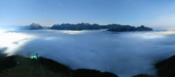 Archiv Foto Webcam Seefeld Rosshütte - Bergstation Seefelder Joch 19:00