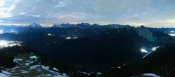 Archived image Webcam Seefeld Rosshütte - Seefelder Joch 23:00