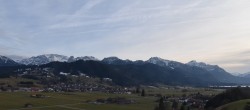 Archiv Foto Webcam Halblech - Blick über Buching 15:00