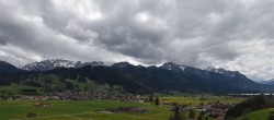 Archiv Foto Webcam Halblech - Blick über Buching 11:00