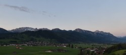 Archiv Foto Webcam Halblech - Blick über Buching 05:00