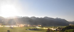Archiv Foto Webcam Halblech - Blick über Buching 23:00