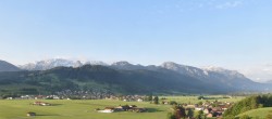 Archiv Foto Webcam Halblech - Blick über Buching 05:00