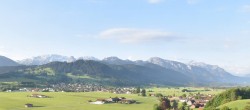 Archiv Foto Webcam Halblech - Blick über Buching 06:00